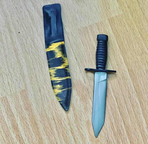 Cuchillo Juguete Gi Joe Temerario Rambo Retro Hong Kong 80s (Usado)