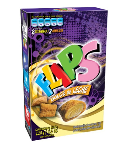 Flips Dulce De Leche 220gr - Cereal