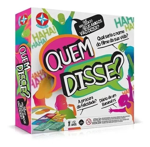 Jogo Divertido Quem Disse? Estrela Perguntas E Respostas - Loja de