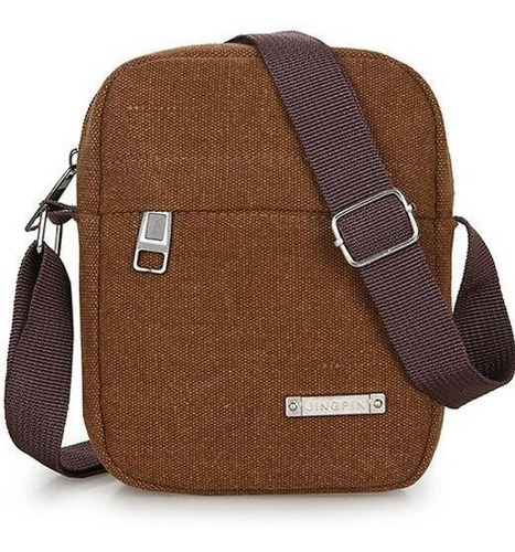 Bolso Pequeño De Lona Para Hombre, Cartera Bandolera