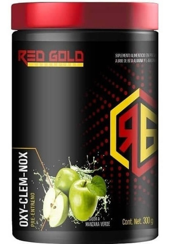 Pre Entreno Red Gold Oxy Clembu Nox 30 Servicios