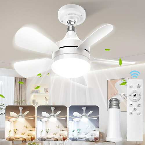 Ventiladores De Techo Con Luces Y Control Remoto - Luz De Ve