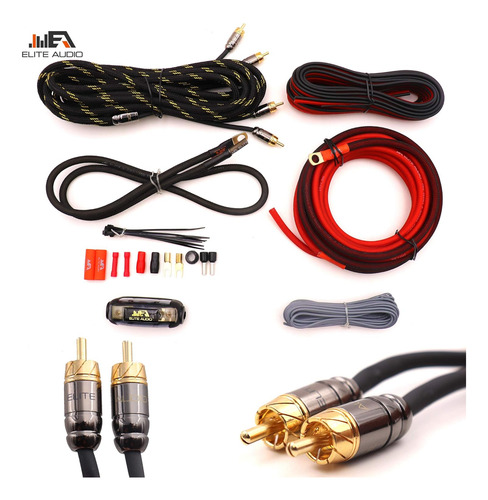 Kit Amplificador De Audio Elite Ea-prok8 Pro Calibre 8