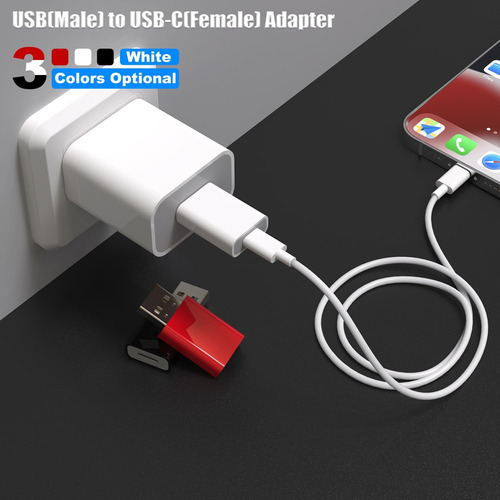 Adaptador Usb A Usb C, Adaptador Usb-c Hembra A Usb Macho Co