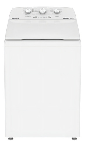 Lavadora automática Whirlpool hasta 16kg 127V color blanco