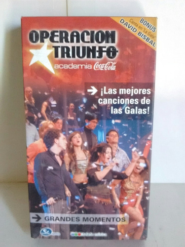 Operacion Triunfo - Academia Coca Cola - Vhs (Usado)