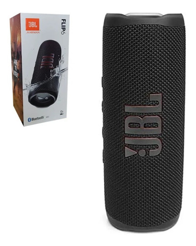 Caixa De Som Bluetooth Flip 6 30w Rms Jbl Cor Preto 110v/220 110v/220v