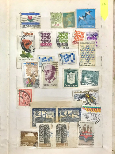 Libro De Estampillas Argentina Y Otras Naciones Colección (Usado)
