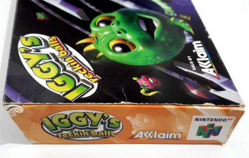 Iggy's Reckin Balls Na Caixa Nintendo 64.