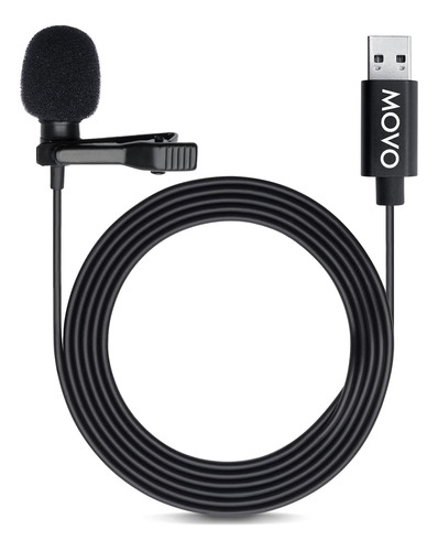 Movo M1 Usb Lavalier Lapel Clip-on Omnidireccional Micrófono