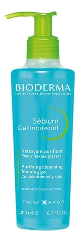 comprar Bioderma Sebium Gel Purificante Pieles Mixtas Grasas 200ml