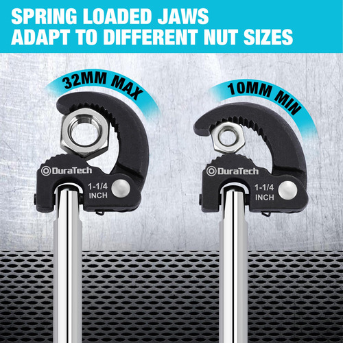 Llave De Lavabo 28 Cm Ajustable Para Fregadero 3/8 A 3,2 Cm