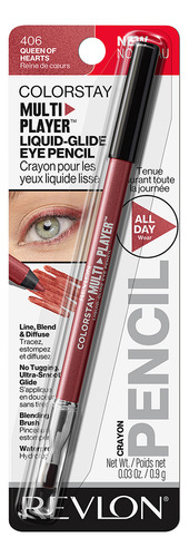 Delineador Revlon Cs Multiplayer Color Rojo, Queen Of Hearts