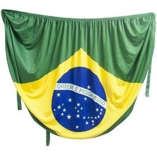 Bandeira Do Brasil Tecido P/ Capô De Carro Copa Do Mundo