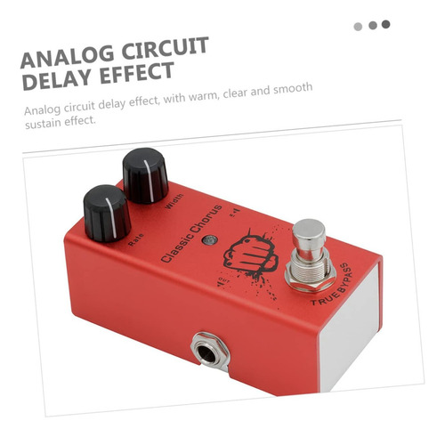 . Pedal Delay Tap Tempo De Efectos De Guitarra For