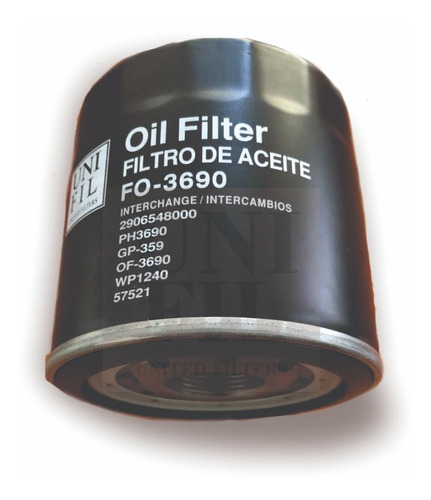 Filtro Aceite Isuzu Elf 400/500/600/f800 07-18