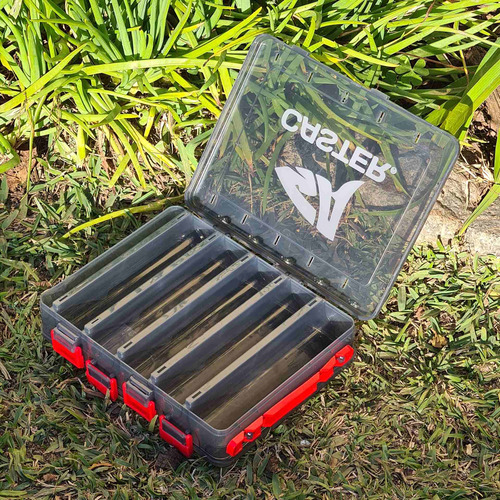 Imagen 2 de 4 de Caja Caster Para Señuelos Doble Faz 12 Divisiones 21x17x5cm