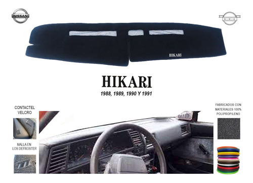Cubre Tablero Nissan (bordado) Hikari Modelos 1988-1991