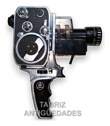 Antigua Cámara Filmadora Paillard Bolex Zoom Reflex P3 8 Mm 