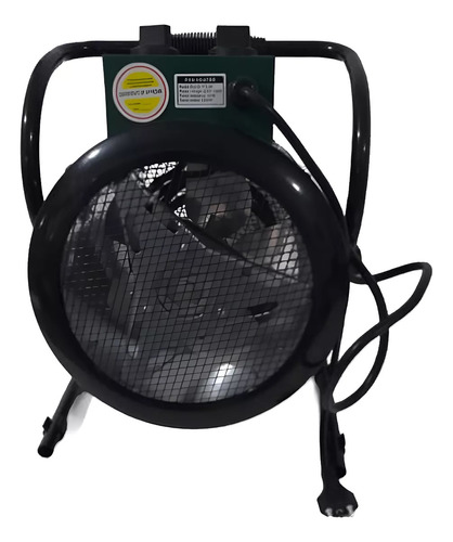Aquecedor De Alta Potência Para Granjas E Criadouros 3000w Cor Verde-escuro 220v