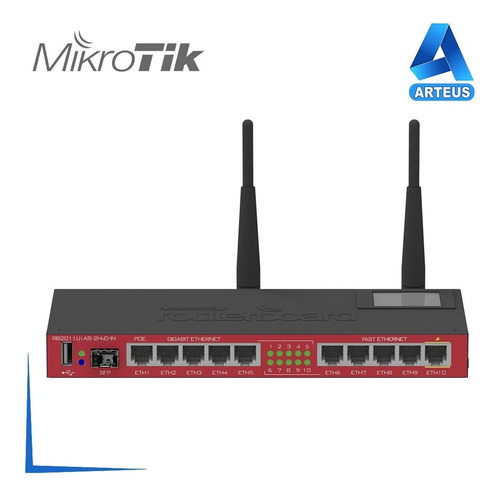 Mikrotik Rb2011uias-2hnd-in Routerboard Wifi 10 Puertos 1sfp
