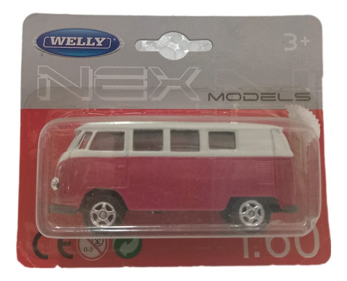 Camioneta Coleccion Volkswagen Kombi 1962 Welly 1/60