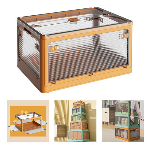 Caja De Almacenamiento Plegable, Contenedor Apilable