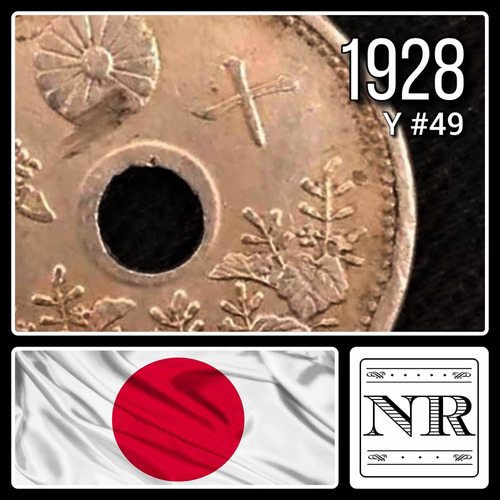 Japon - 10 Sen - Año 1928 (3) - Y #49 - Showa