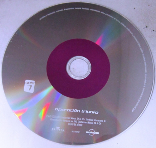Varios Artistas - Operacion Triunfo Mexico Gala 7 Cd