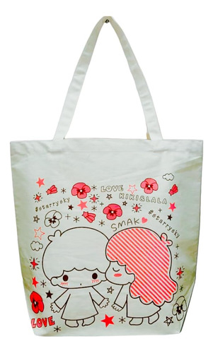 Hello Kitty Little Twin Stars Anime Tote Bag Kawaii Messenge