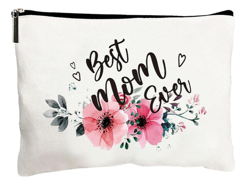 Bolsa De Maquillaje De Lona De Algodón Inferior, Bolsa De
