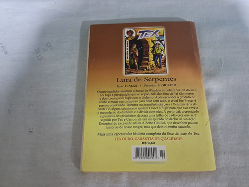 Gibi Tex Ouro 22 - Janeiro 2006 - Editora Mythos (Usado)