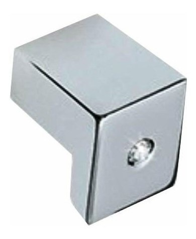 Puxador Alumínio 4302 Cromado/strass Ponto - Metalsinos