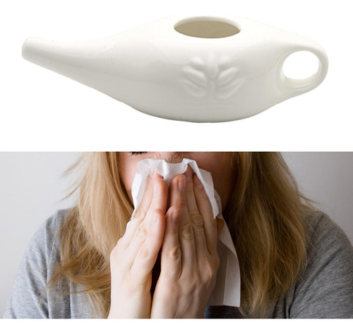 3 Neti Pot De Cerámica De 250 Ml Portátil Para Viajes