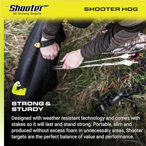 Field Logic 3d Archery Hog Target, Black, One Size