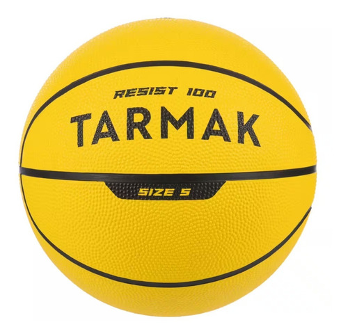 Balón De Baloncesto Talla 5 Tarmak R100 Amarillo