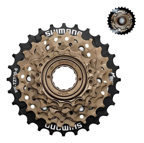 Piñon Shimano Atornillado 6v. (14-28d) Mf-tz500 Tourney