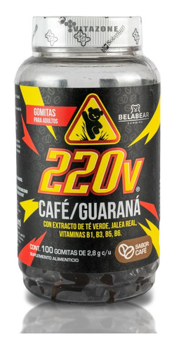 Guaraná 220v Jalea Real, Vitaminas B 100 Gomas Solanum