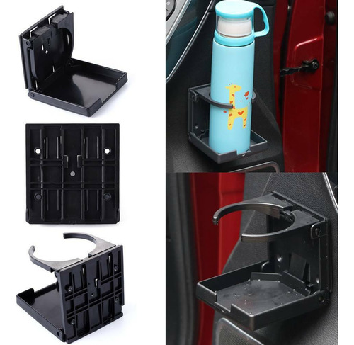 Porta Vaso Plegable Ajustable Auto Barco Universal Blanco