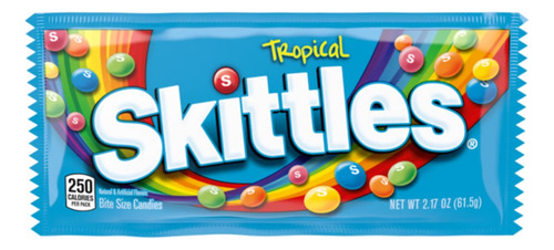 Skittles Tropical 61.5grs (15 Piezas)