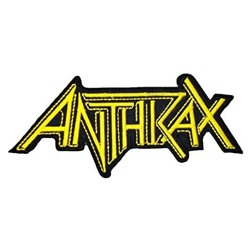 Parches Bordados Ma22 Del Logo De Banda Anthrax Keeprep...