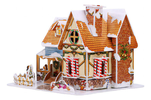 Rompecabezas Navideño De Bricolaje Para Niños Pequeños, 40 P