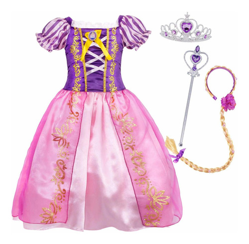 Henzworld Vestido De Niñas Pequeñas Disfraz De Princesa Fi