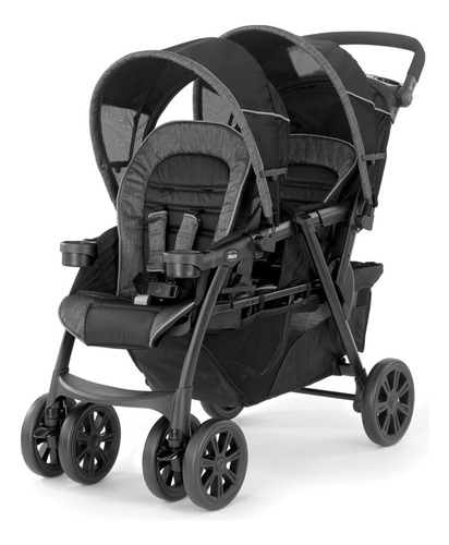 Cochecito Bebés Doble Chicco Cortina Together Negro Negro (Usado)