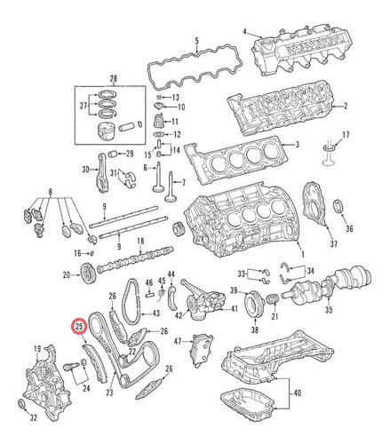 Guia Cadena Dere Mercedes C240 C280 C320 W203 M112 02 A 07@