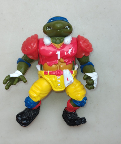 Tmnt Juguete Vintage Leonardo Futbol Americano 11cm Original