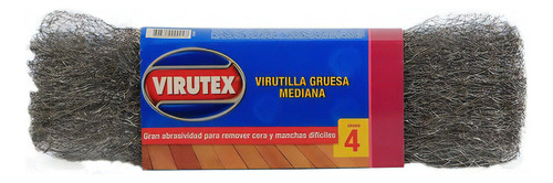 Virutilla X1 Gruesa Mediana Abrasiva Grado 4 Virutex