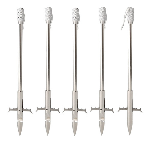 Tirachinas De Pesca Con Arco De Acero Inoxidable 5pcs