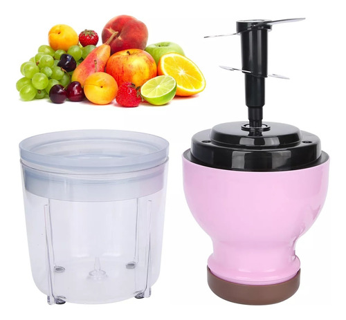 Moedor De Carne Elétrico Máquina De Comida De Bebês Papinha Cor Rosa 110v