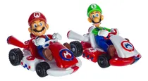 Comprar Mario Kart Duo Muñecos Mario Bros Y Luigi Bros Gokart C\u002F Luz